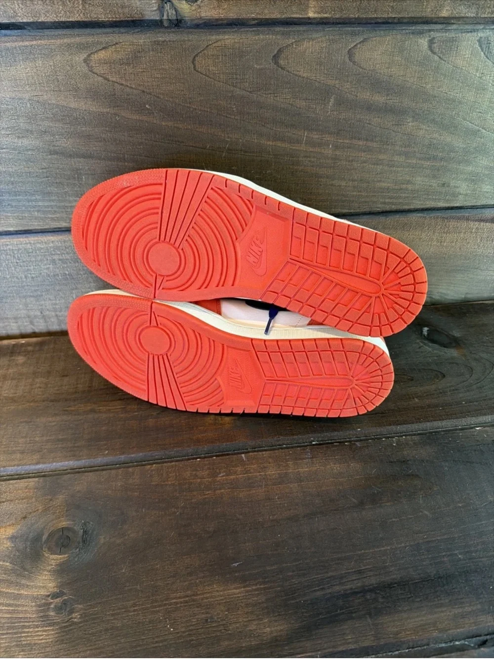 Nike Air Jordan 1 Mid SE ‘Team Orange’ Sneakers Basketball Shoes Men Size 12